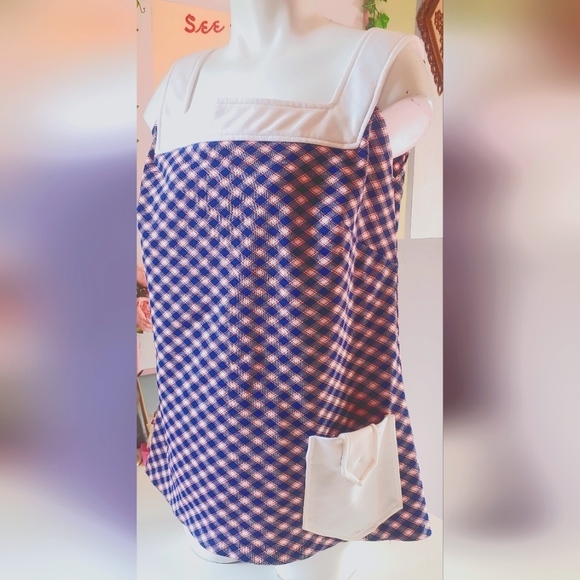 Vintage Donna Lee of California checkered blouse. - Picture 2 of 5